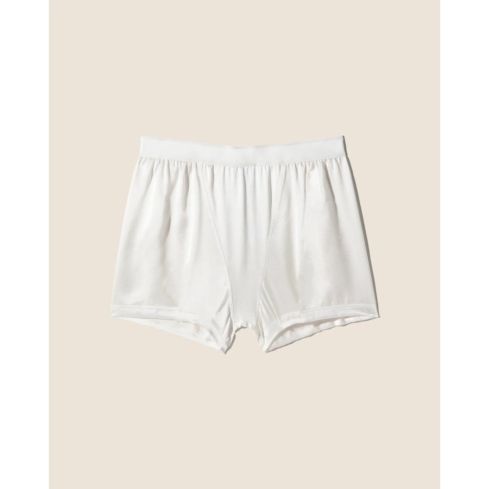 NWT $200 Cosabella [ Mens XL ]‎ Sanika SILK Boxer in Naturelle Ivory T2178